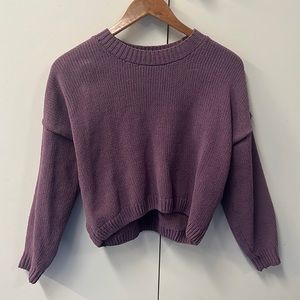 Purple sweater